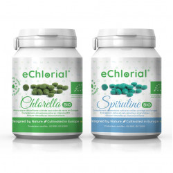 Discovery pack (2x100g) - Organic Spirulina + Chlorella